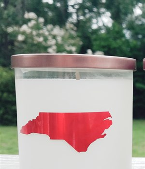 NC jar Carolina Sunsets red